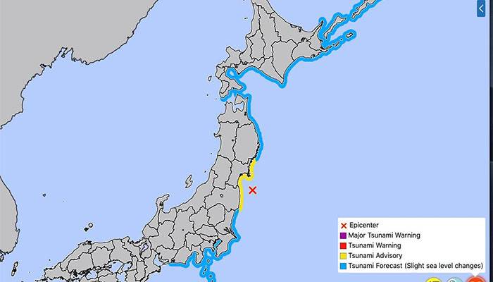 Japan Earthquake, Shock waves