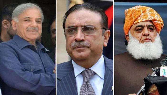 Asif Zardari, Fazal ur Rehman, Shahbaz Sharif, PDM