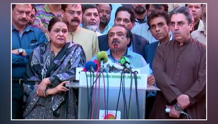 ایم کیو ایم کی رابطہ کمیٹی نے اپوزیشن کیساتھ معاہدے کی توثیق کر دی