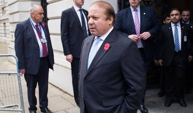 لندن میں سابق وزیر اعظم نواز شریف پر حملہ 