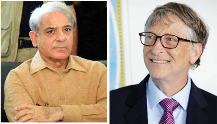 وزیر اعظم شہباز شریف اور بل گیٹس کے درمیان ٹیلیفونک رابطہ 