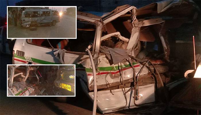 حافظ آباد روڈ پر خطرناک تصادم ،12 افرا د جاں بحق 