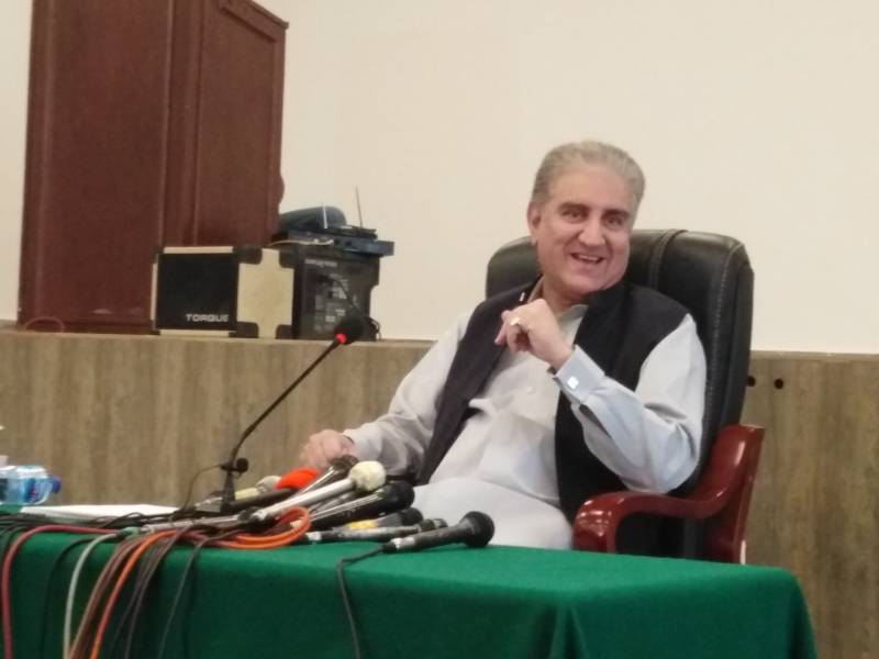 عمران خان نے زرداری سے کوئی این آر او نہیں مانگا، آڈیو جعلی ہے: شاہ محمود قریشی 