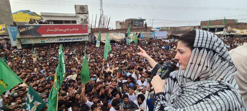 عمران خان سب سے بڑا جھوٹا اور سب سے بڑا چور ہے: مریم نواز 