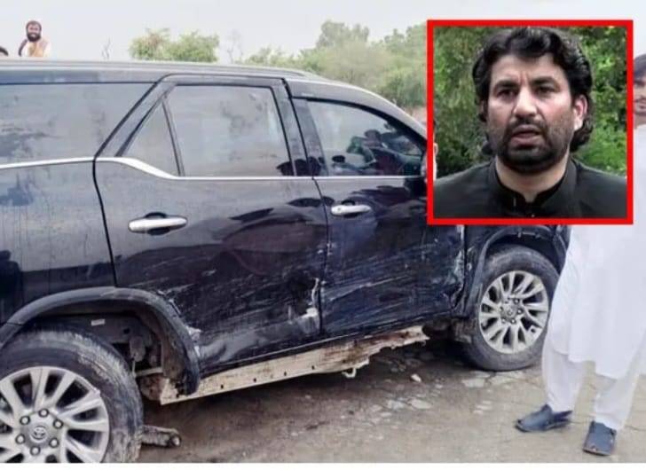 قاسم سوری کی گاڑی کو حادثہ 