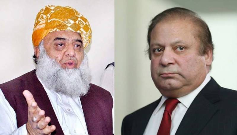 مفاہمت ختم ، اب جارحانہ سیاست ہوگی: نواز شریف اور فضل الرحمن میں اتفاق