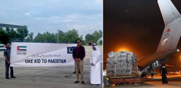 دوست ممالک نے سیلاب متاثرین کی امداد کیلئے خزانوں کے منہ کھول دیے 
