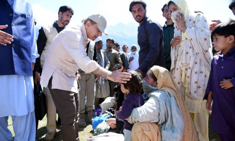 سیلاب متاثرین کیلئے امداد کے اعلان پر امریکی حکومت کے مشکور ہیں: وزیراعظم