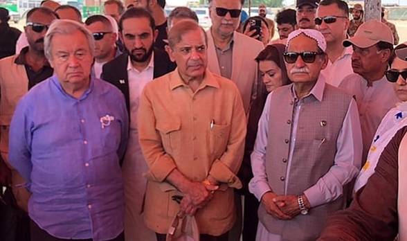 اقوام متحدہ کے سیکرٹری جنرل نے پاکستان میں سیلاب سے تباہی کو 