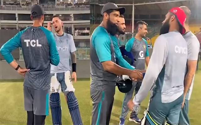 پاکستان اور انگلینڈ کی نیشنل اسٹیڈیم میں ایک ساتھ پریکٹس، پہلا میچ 20 ستمبر کو ہوگا