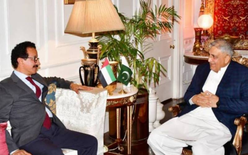 آرمی چیف سے چیئرمین دبئی پورٹ ورلڈکی ملاقات، 25 لاکھ ڈالر کا عطیہ دیا