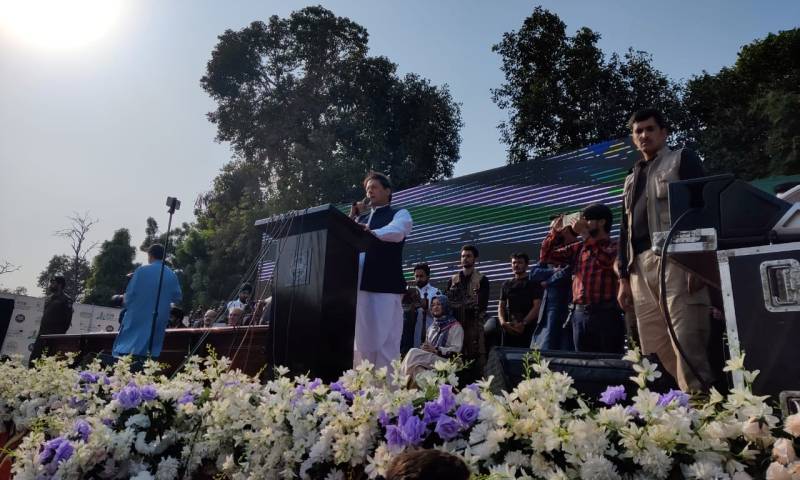 لانگ مارچ کا اعلان چند روز میں، چوروں کی غلامی سے بہتر میں مر جانا چاہتا ہوں: عمران خان 