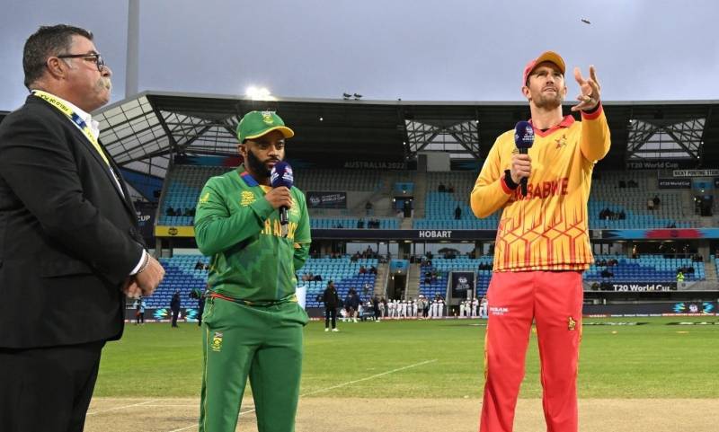 ٹی 20 رلڈکپ، زمبابوے کا جنوبی افریقہ کیخلاف ٹاس جیت کر بیٹنگ کا فیصلہ