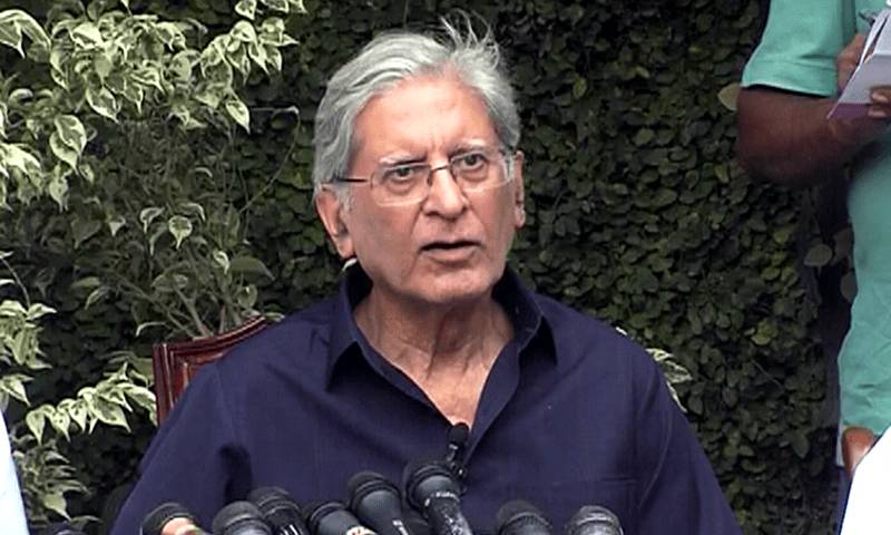 قانون اجازت دیتا ہے کہ مدعی  ایف آئی آر  میں جو نام لکھوانا چاہتا ہے وہ لکھا جائے: اعتزاز احسن