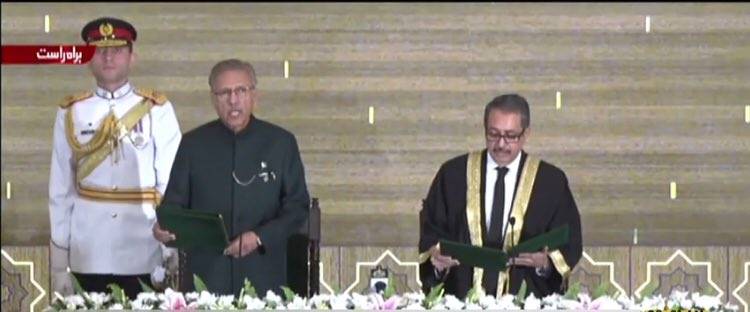 جسٹس عامر فاروق نے چیف جسٹس اسلام آباد ہائیکورٹ کے عہدے کا حلف اٹھالیا