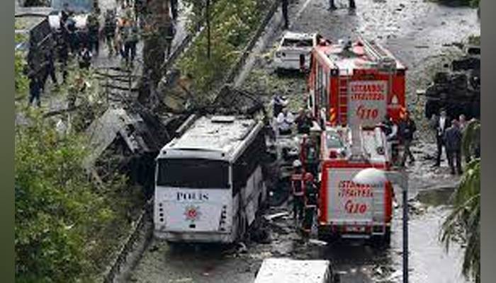ترکیہ کے شہر استنبول میں دھماکہ، 6 افراد جاں بحق53 زخمی ہوگئے 