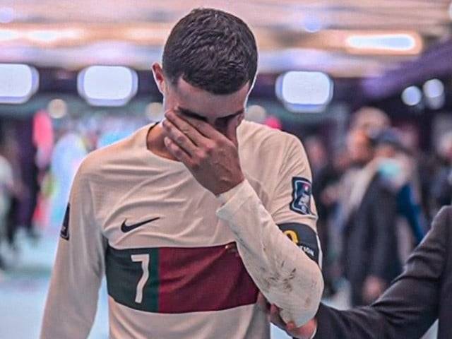 ورلڈ کپ سے چھٹی نے رونالڈو کا دل توڑدیا ، اسٹار فٹبالر پھوٹ پھوٹ کر رو دیے