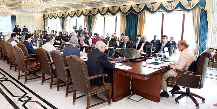 وزیر اعظم شہباز شریف کی زیر صدارت کابینہ کا اجلاس کچھ دیر بعد 