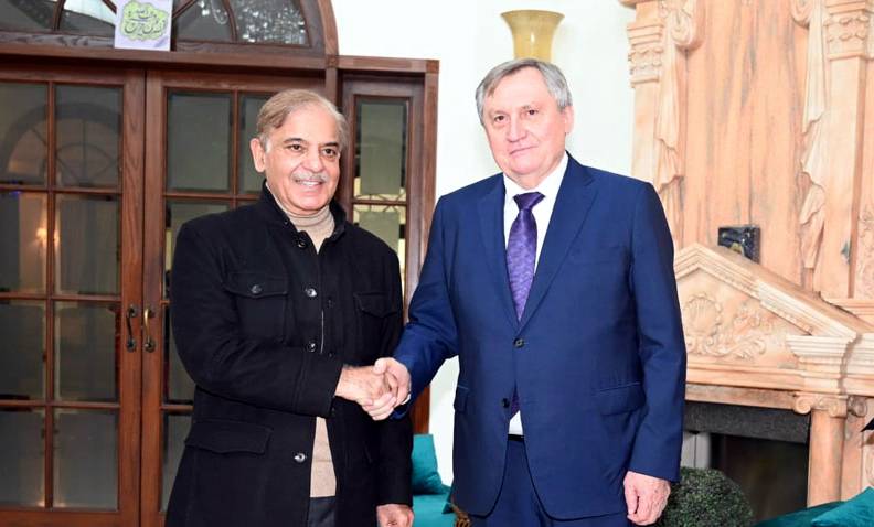 وزیراعظم شہباز شریف سے روسی وفد کی ملاقات