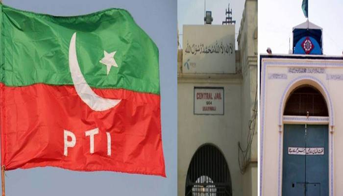 کل گرفتا ر ہونے والے پی ٹی آئی کارکنان کو میانیوالی اور ڈی جی خان کی جیلوں میں رکھا جائے گا ، پنجاب حکومت کا فیصلہ 