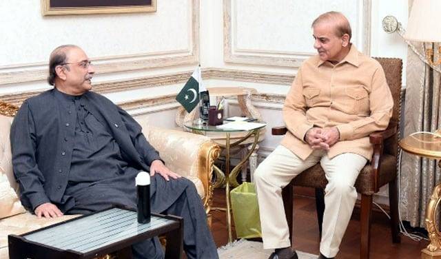آصف علی زرداری کی وزیراعظم شہباز شریف سے اہم ملاقات