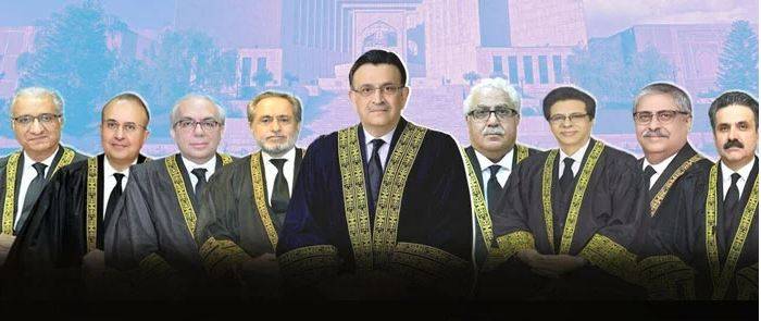 پنجاب اور خیبر پختونخوا میں انتخابات پر از خود نوٹس کیس،حکومت نے جسٹس اعجاز اور جسٹس مظاہر پر اعتراض کردیا