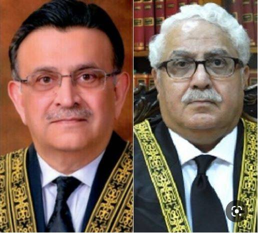 جسٹس مظاہر نقوی کو بینچ میں شامل کرنا کسی کو خاموش پیغام دینا تھا ، آڈیو لیکس پر انہیں فارغ نہیں کیا جا سکتا: چیف جسٹس 