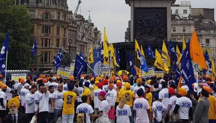بھارت کا برطانیہ سے خالصتان کے حامیوں کے خلاف کریک ڈاؤن کا مطالبہ 