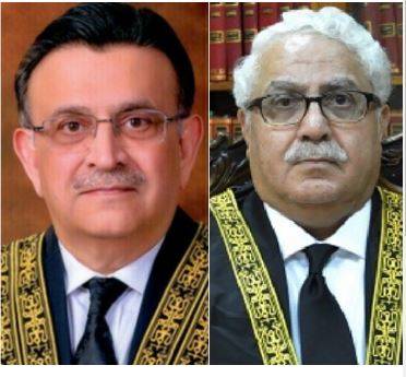 جسٹس مظاہر نقوی کے خلاف ریفرنس کی کوئی حیثیت نہیں ،شکایات آتی رہتی ہیں، سیاست نے عدالتی کارروائی کو گندا کردیا: چیف جسٹس 