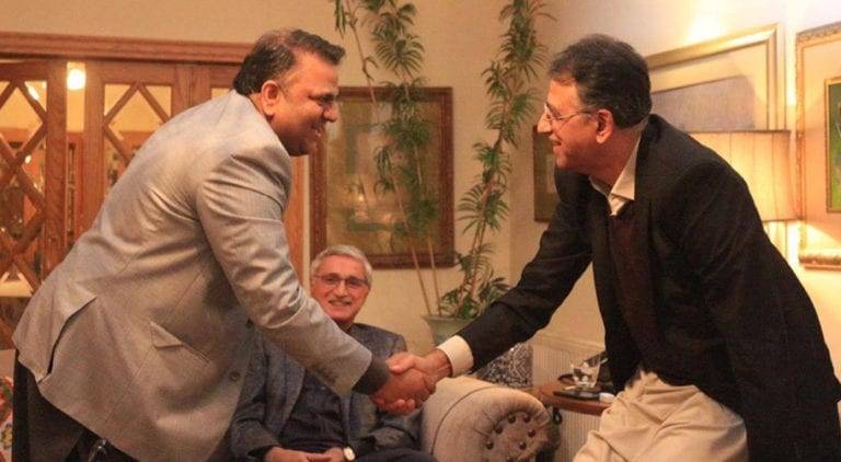 فواد چودھری کا جہانگیر ترین سے رابطہ 