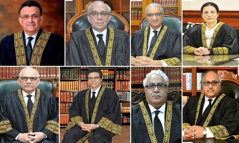 سپریم کورٹ بل  کیس: 8 رکنی بینچ جمعرات کو سماعت کرے گا