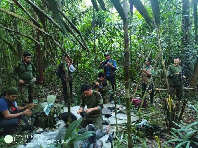 کولمبیا طیارہ حادثہ: ایمیزون جنگلات میں 40 دن بعد چار بچے زندہ مل گئے