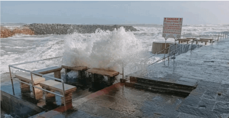 سمندری طوفان' انتہائی شدید' سے' شدید' میں تبدیل، راجستھان میں بارشوں کی پیشگوئی