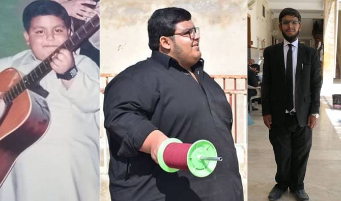 کوئٹہ کے نوجوان نے وکالت کے یونیفارم کا خواب پورا کرنے کے لیے 100 کلوگرام وزن کم  کرلیا