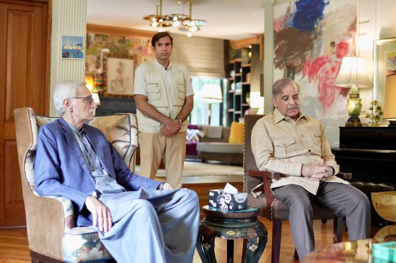 وزیر اعظم شہباز شریف کی استحکام پاکستان پارٹی کے قائد جہانگیر ترین سے ملاقات ، بھائی کے انتقال پر اظہار تعزیت