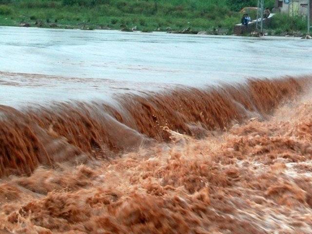  دریائے ستلج میں ایک دفعہ پھر پانی کی سطح بلند ، فصلیں تباہ