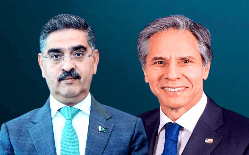 امریکی وزیر خارجہ کی انوار الحق کاکڑ کو نگران وزیر اعظم بننے پر مبارکباد