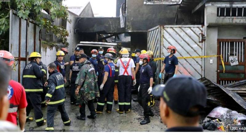 فلپائن، دو منزلہ گھر میں  آتشزدگی ، 16 افراد ہلاک
