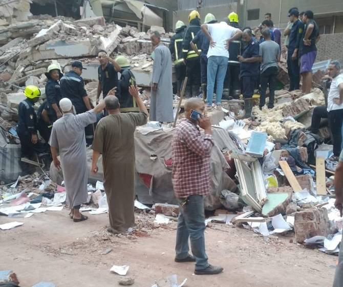   قاہرہ میں چار منزلہ عمارت گرنے سے  چار افراد ہلاک