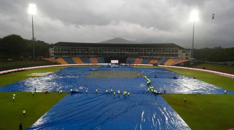ایشیا کپ ،  میچ بارش  کی وجہ سے روک دیاگیا 