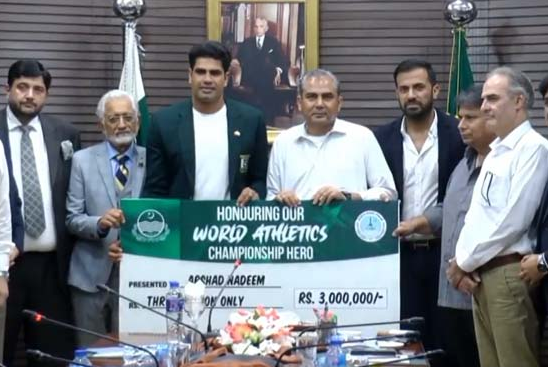 نگران وزیراعلیٰ کی طرف سے ارشد ندیم کے لیے 30 لاکھ روپے کا انعام 