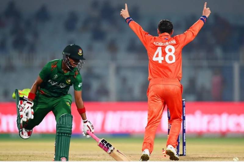 بنگلہ دیش کی بدترین کارکردگی، نیدر لینڈز کے خلاف 87 رنز سے شکست 