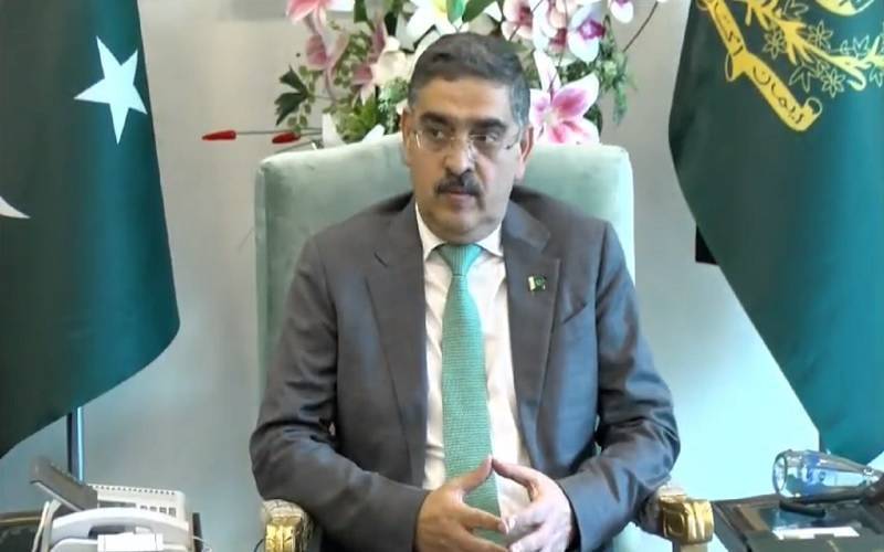 کشمیر کے بغیر پاکستان نامکمل ہے، آزادی کیلئے 300 جنگیں بھی لڑنا پڑی تو لڑیں گے: نگران وزیر اعظم 