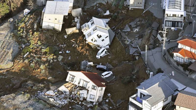 جاپان: شدید زلزلے کے نتیجے میں ہلاکتوں کی تعد اد 48 ، سونامی کی وارننگ اٹھا لی گئی