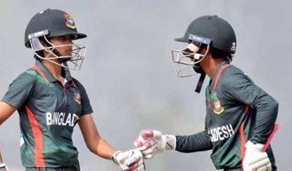  انڈر 19 سیریز، پاکستان ویمنز کو بنگلہ دیش کی ٹیم نے شکست دے دی 