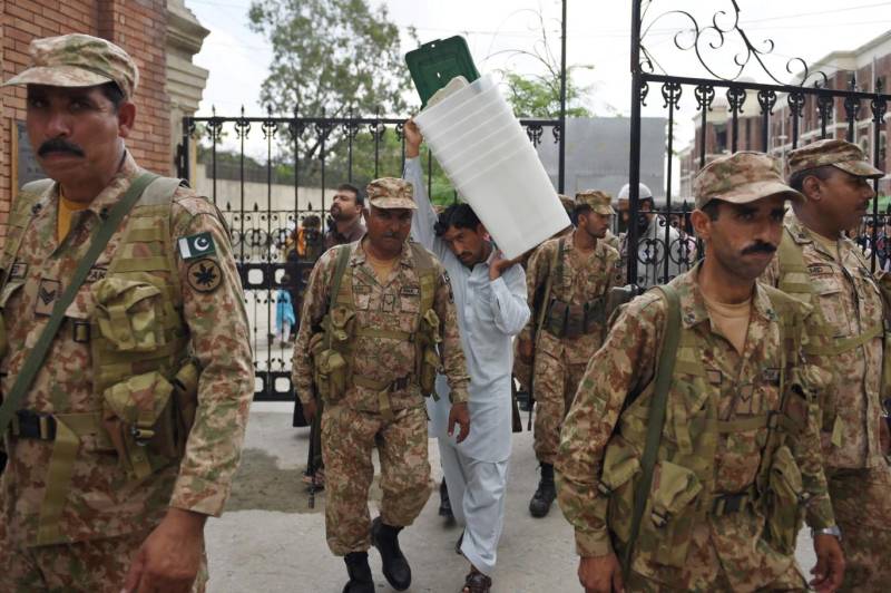 پنجاب کے مختلف شہروں میں پاک فوج تعینات