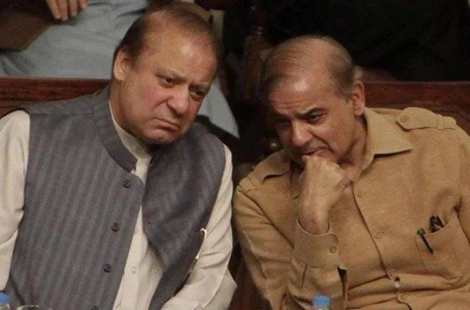نواز شریف، شہباز شریف وزیراعظم کی سکیورٹی میں  پارلیمنٹ ہاؤس پہنچے 