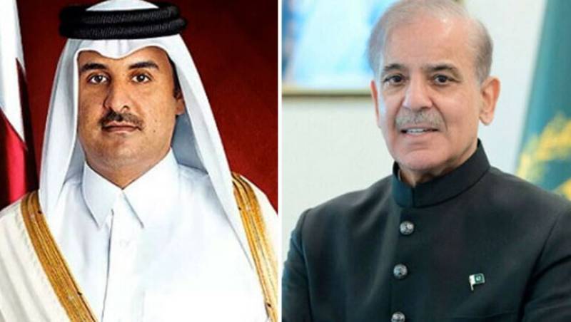وزیراعظم کا امیر قطر سے ٹیلیفونک رابطہ، تجارتی تعلقات کےفروغ کے عزم کا اعادہ