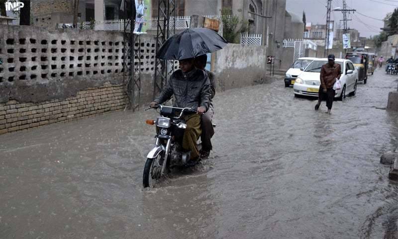 بلوچستان کے 20 اضلاع میں آج سے بارشوں کی پیش گوئی