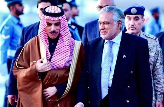 سعودی وفد کی وزیر اعظم شہباز شریف سے اہم ملاقات